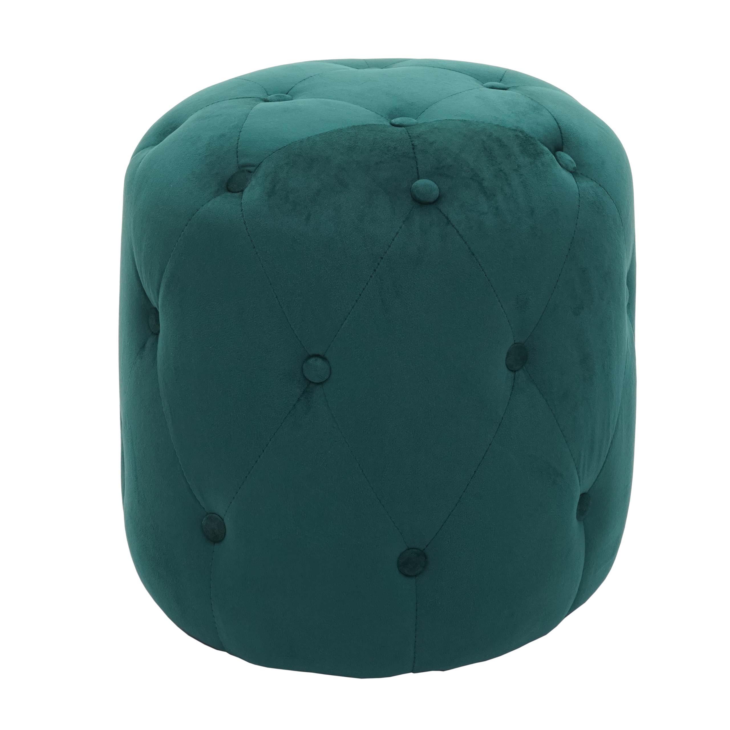 HOCKER Dunkelgrün - Dunkelgrün, Textil (39/42/39cm) - MCW
