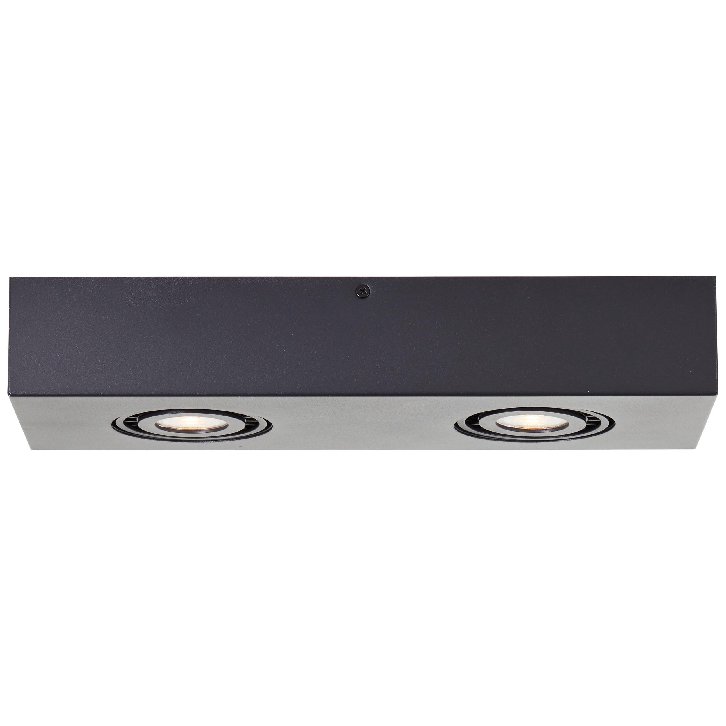 DECKENLEUCHTE Doro G99721/76 - Schwarz, Metall (15/40/9cm) - Brilliant