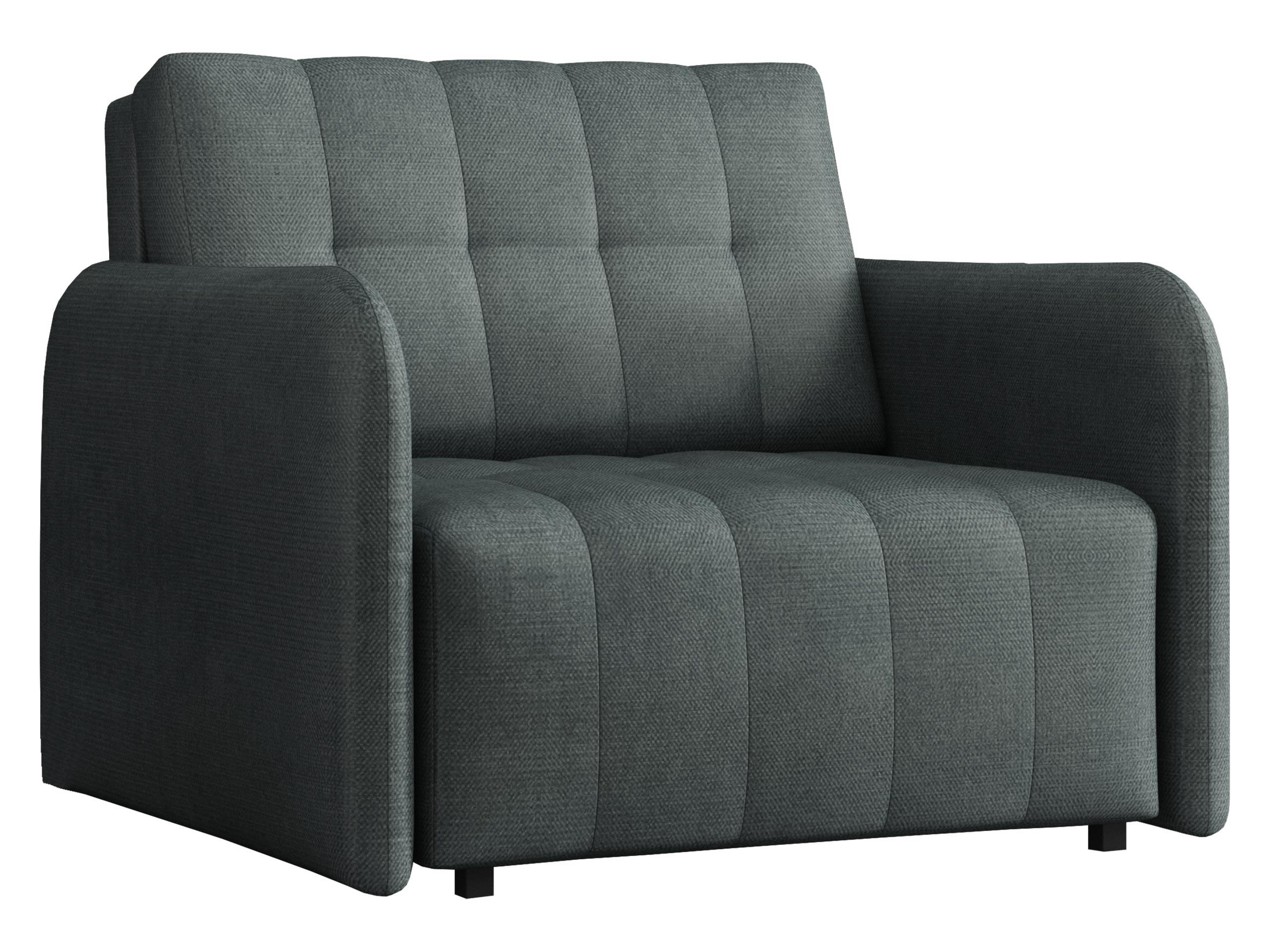 SCHLAFSOFA Viva Grand I - Blaugrau/Schwarz, Holz/Kunststoff (98/85/95cm) - MIRJAN24
