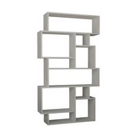 BÜCHERREGAL mit Fächern 96/25/168 cm - Weiß, Holzwerkstoff (25.5/168.5/96cm) - Calicosy