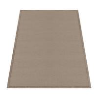 KURZFLORTEPPICH Waschbar, einfarbig, aus Polyester, Beige, 140 x 200 cm - Beige, Textil (140/200cm) - KADIMA DESIGN