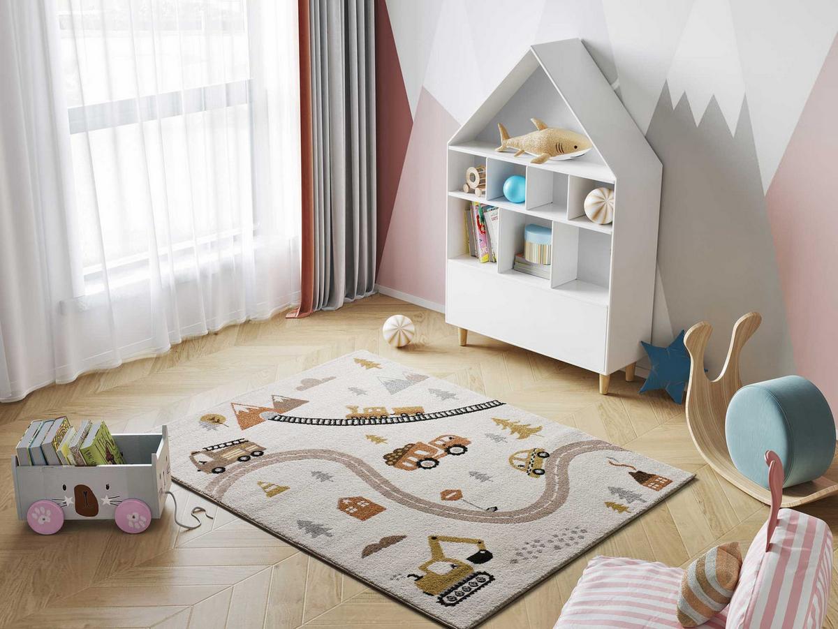 KINDERTEPPICH Beige Beats 120/170 cm - Beige, Textil (120/170cm) - Atticgo