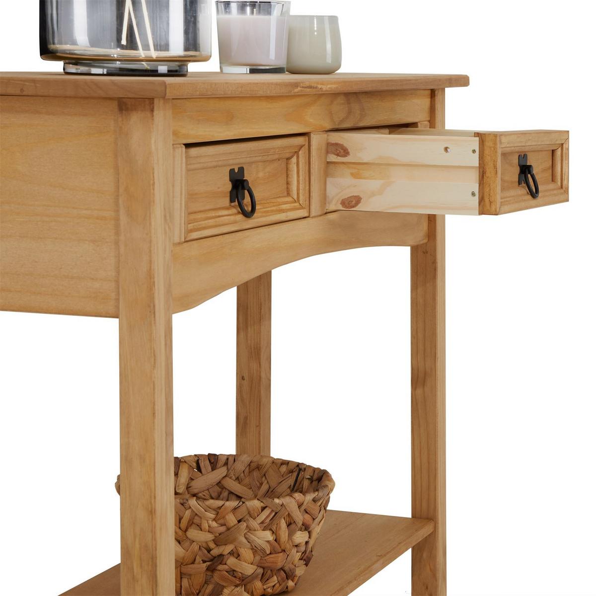 KONSOLENTISCH SALSA natur - Naturfarben, Holz (35/90/73cm) - CARO-Möbel