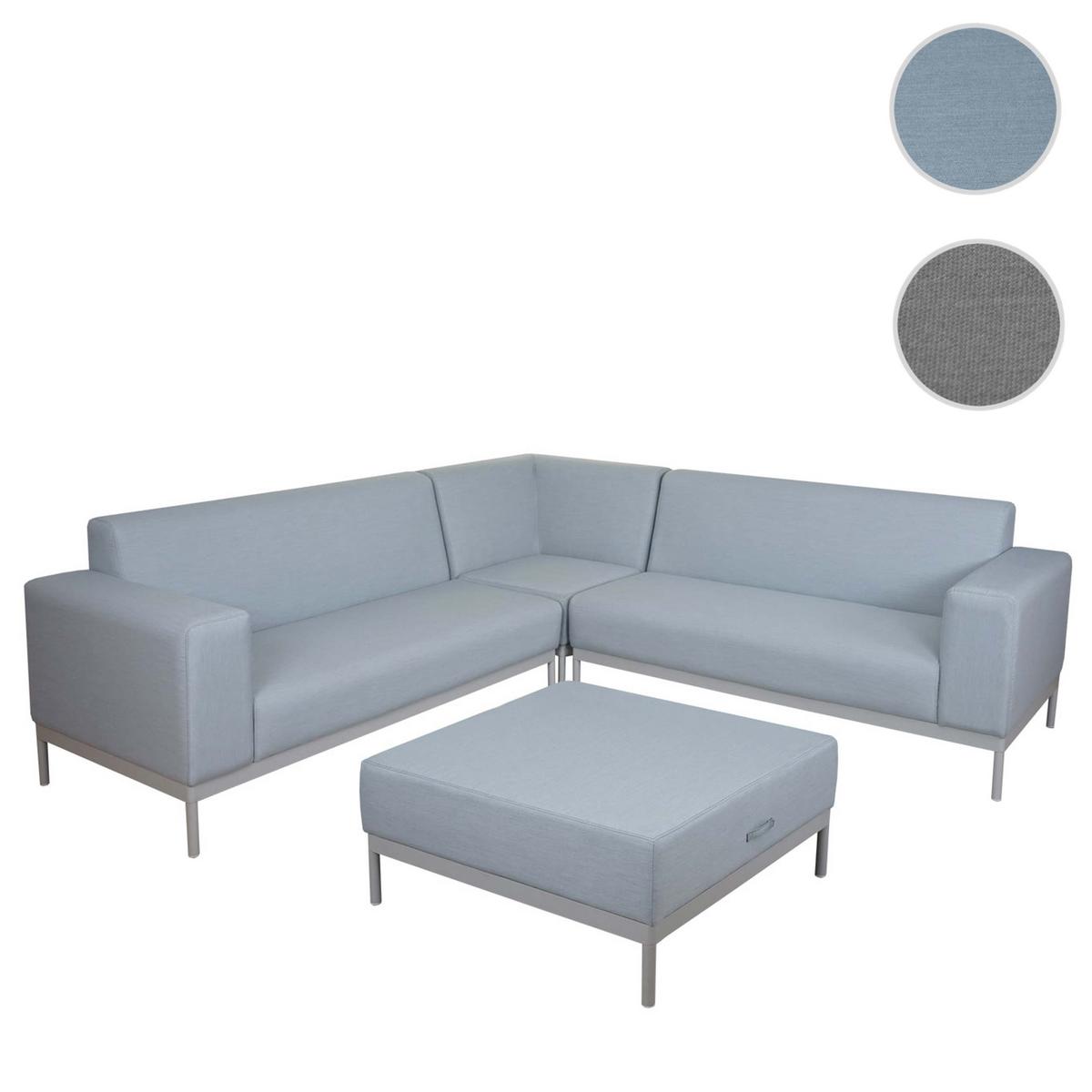 ECKSOFA OHNE ABLAGE Blau - Blau, Textil (245/82cm) - MCW