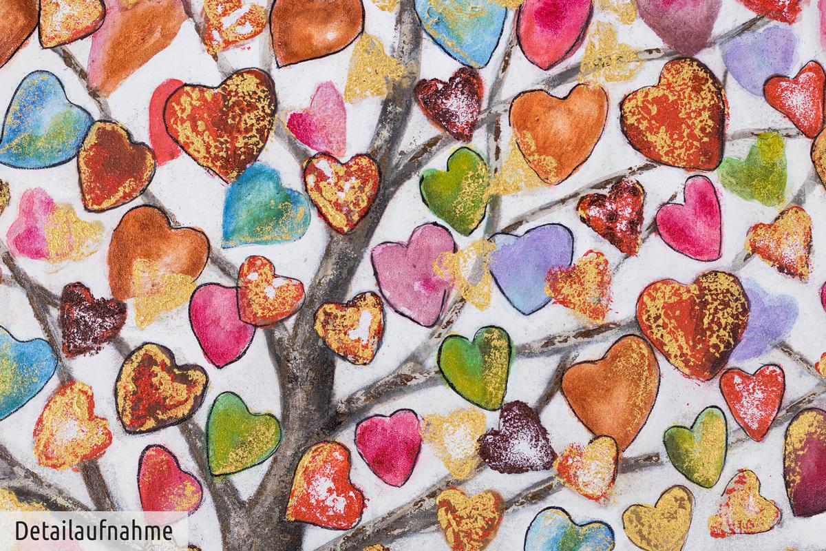 ÖLGEMÄLDE 120/60 cm - Multicolor/Weiß, Holz/Textil (120/60cm) - KUNSTLOFT