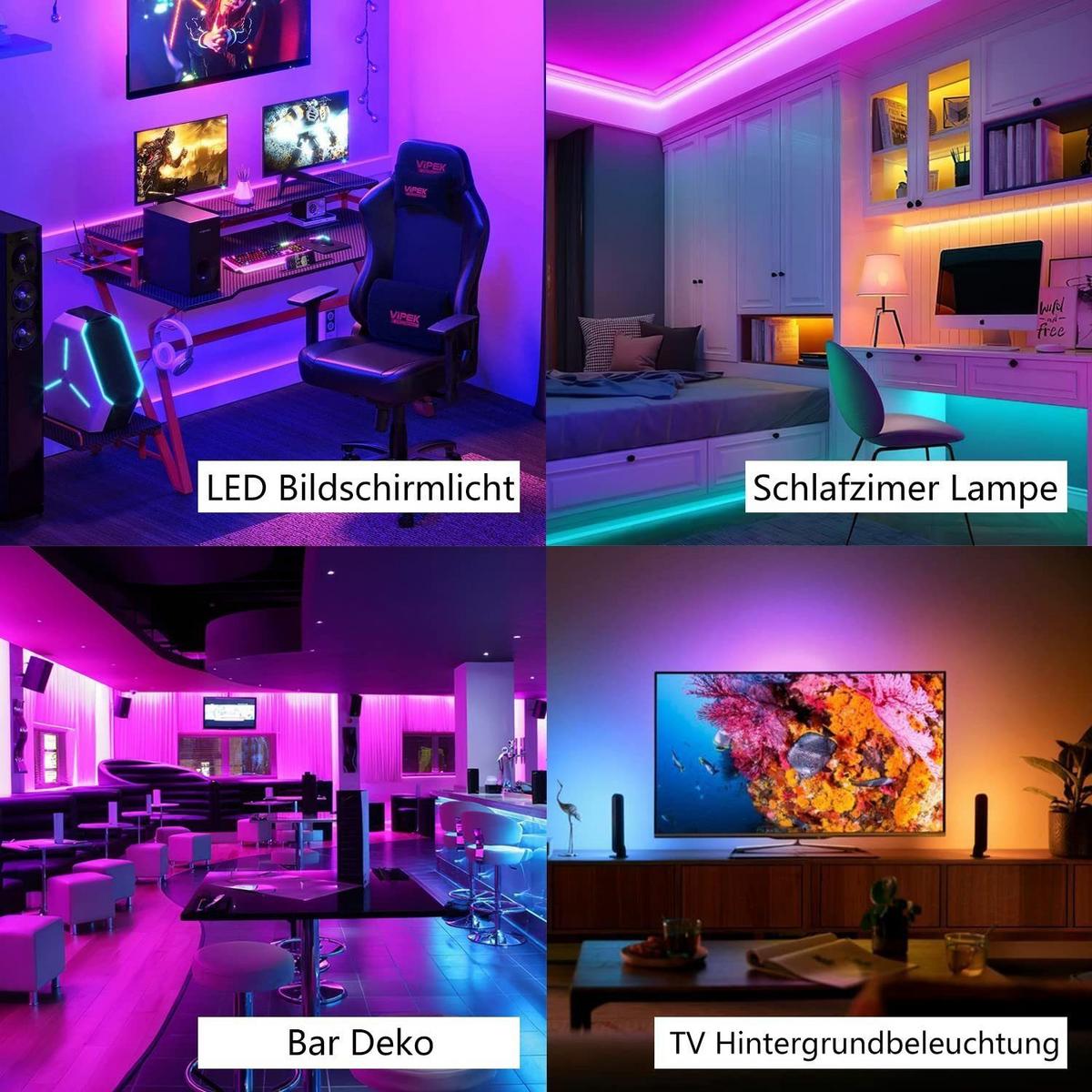 LED-STRIPE Backg II 15m - Transparent, Kunststoff (15/1/1cm) - Nettlife