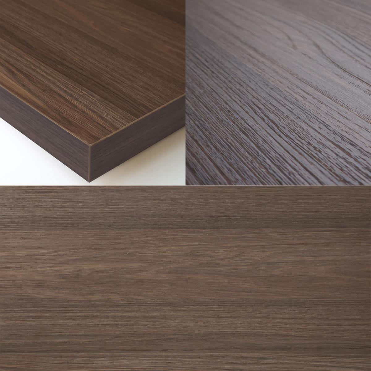 ESSTISCH, Dunkler Eiche, 194/90/74 cm - Dunkelbraun/Schwarz, Holzwerkstoff (194/90/74cm) - Skraut Home