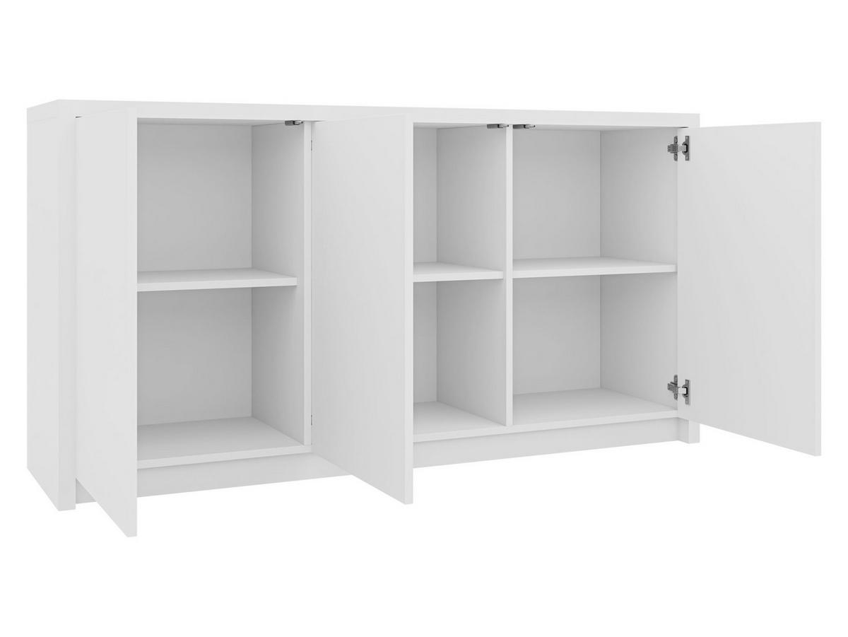 KOMMODE Solid 3D - Sandfarben/Schwarz, Holzwerkstoff/Kunststoff (150/79/40cm) - MIRJAN24