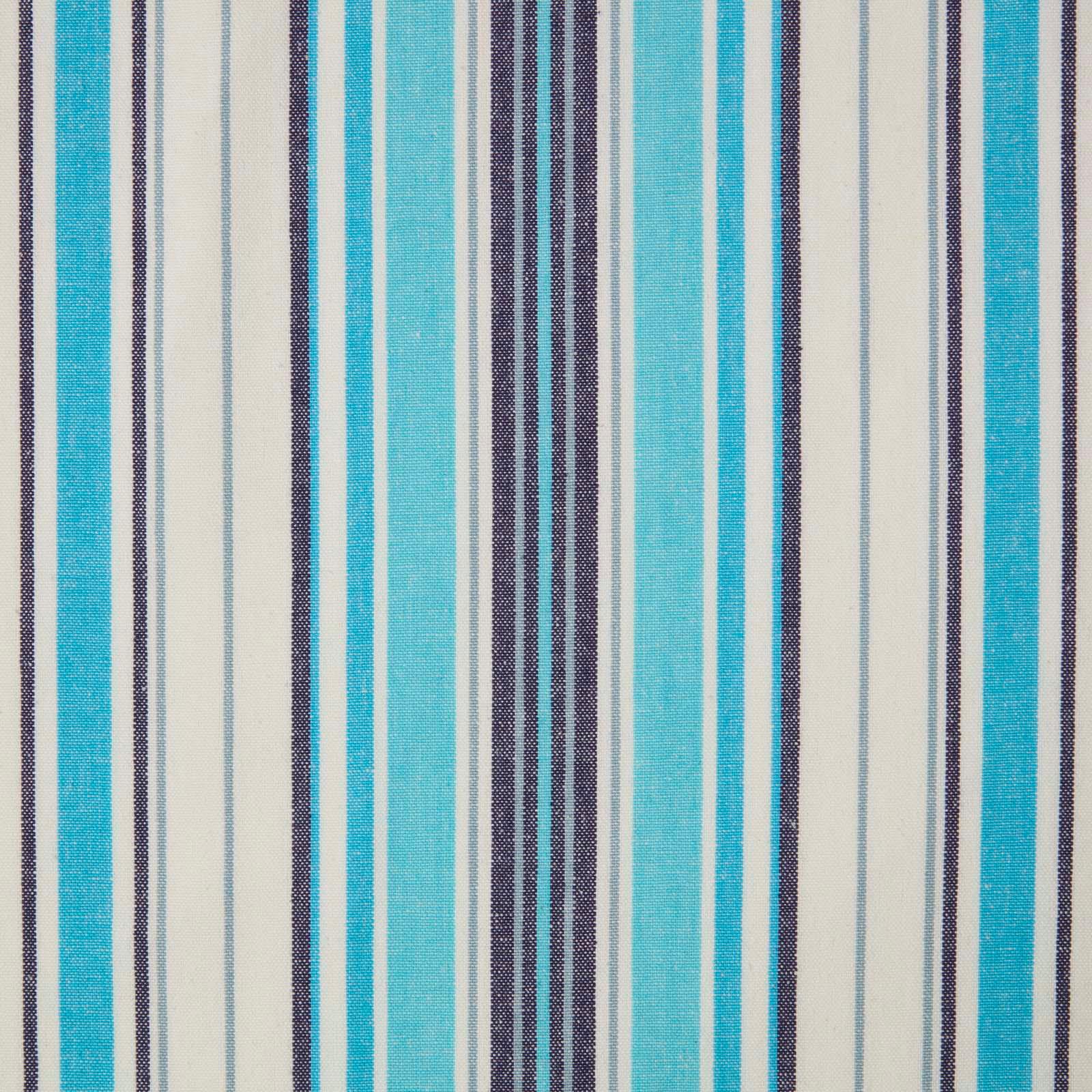 BAUMWOLLSTOFF Meterware New England blau-weiß gestreift, 150 cm - Blau, Textil (150/100cm) - Homescapes