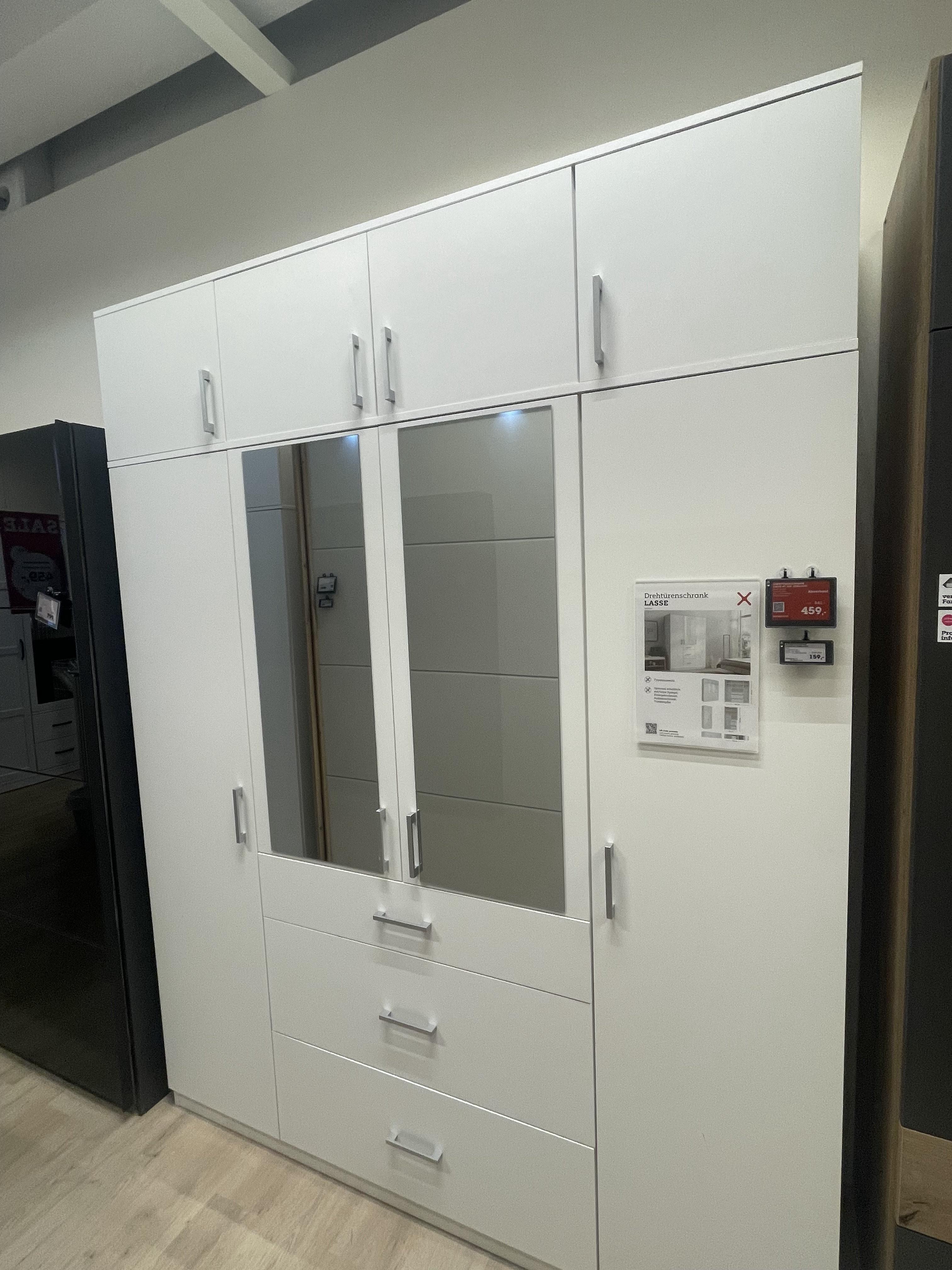 Drehtürenschrank Lasse 4T/2SP