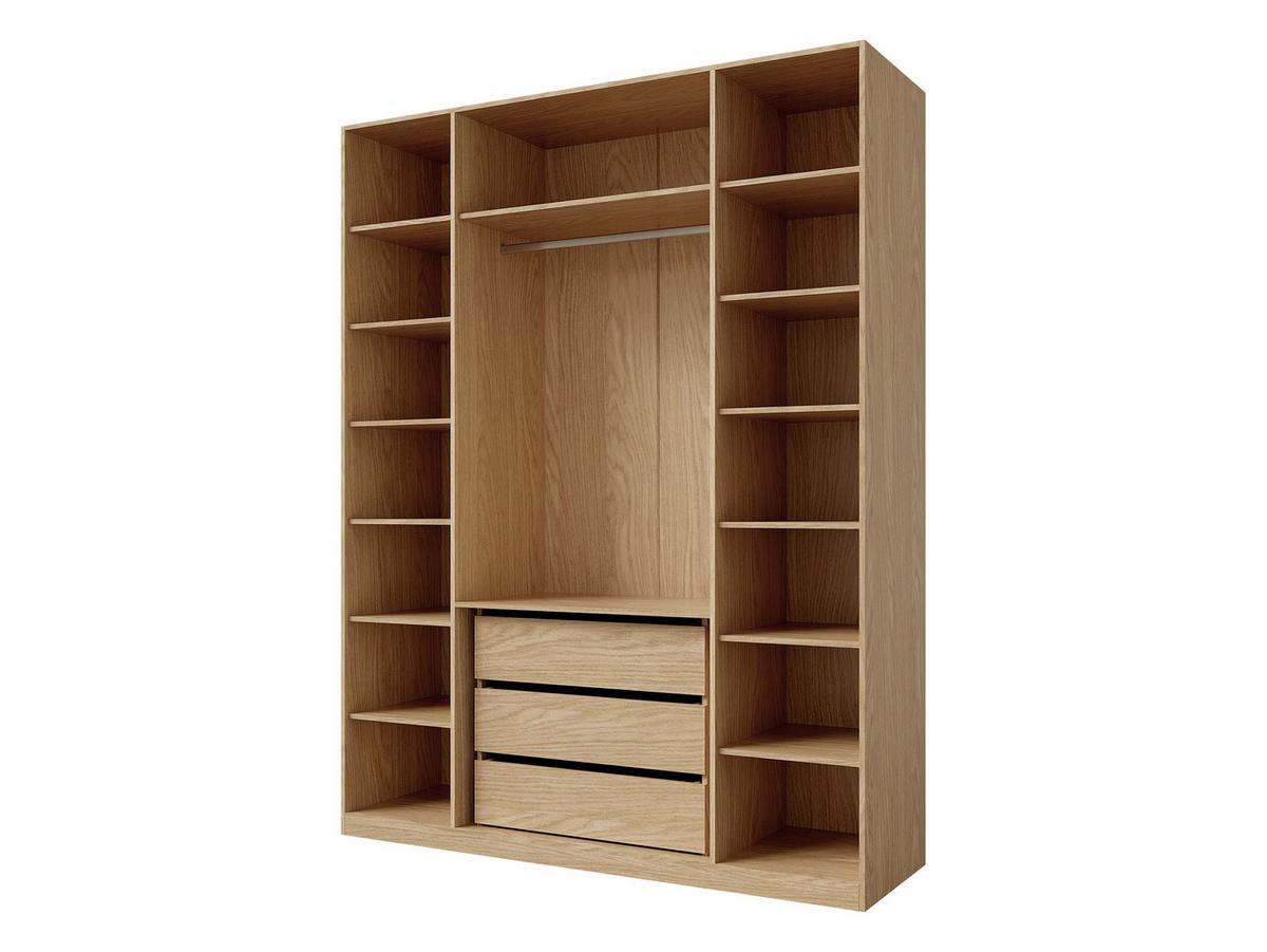KLEIDERSCHRANK Soreno 180 4D - Eichefarben/Beige, Holzwerkstoff/Kunststoff (180/237/60cm) - MIRJAN24
