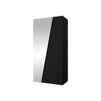 DREHTÜRENSCHRANK Zen 1L 100 cm - Schwarz, Holzwerkstoff/Kunststoff (100/202/50cm) - MIRJAN24