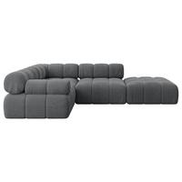 ECKSOFA modulares Sofa Felto-L1 - 285x190x70 cm Dunkelgrau Cord - Dunkelgrau, Holzwerkstoff/Textil (285/190cm) - ALTDECOR