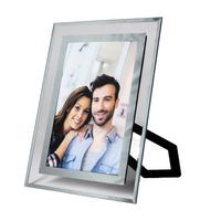 BILDERRAHMEN aus Glas - Silberfarben, Glas (15/20/0.2cm) - Intirilife