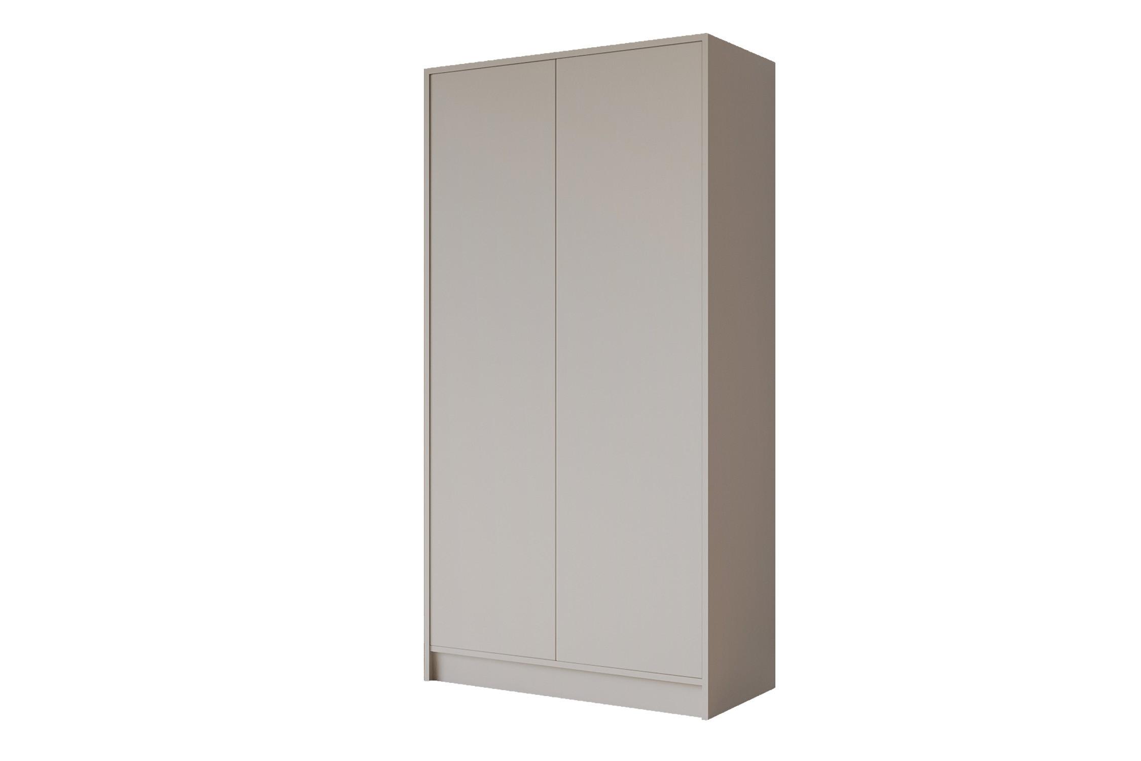 KLEIDERSCHRANK - GALA - 102 - Weiß - Weiß, Holzwerkstoff (102/200/51cm) - ALTDECOR