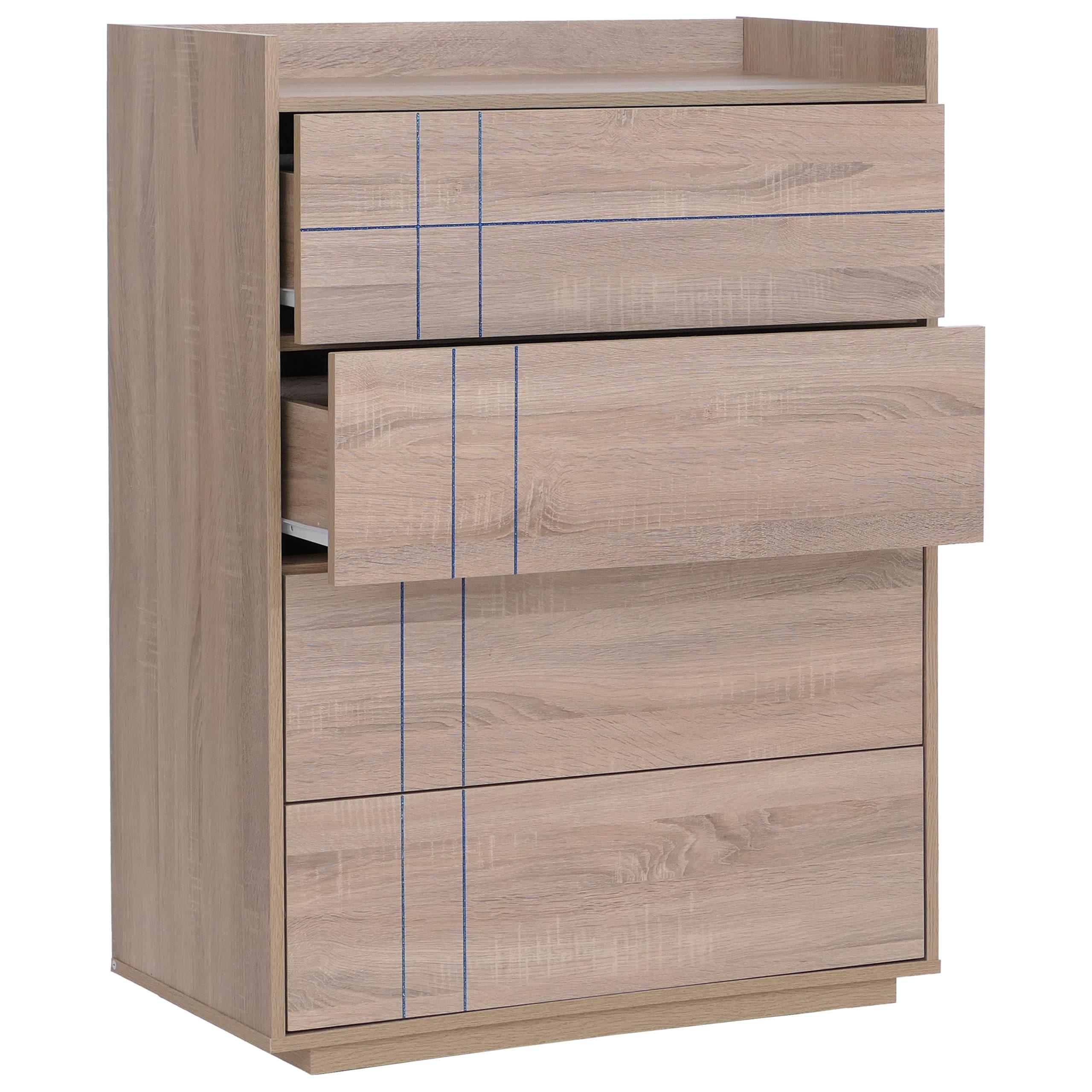 KOMMODE Beige - Beige, Holz (80/107/40cm) - MCW