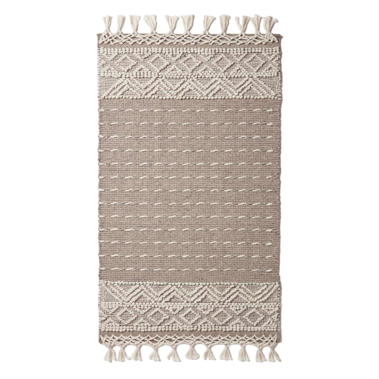 KELIM-TEPPICH Patna handgewebt 160/230 cm - Beige, Textil (160/230cm) - Homescapes