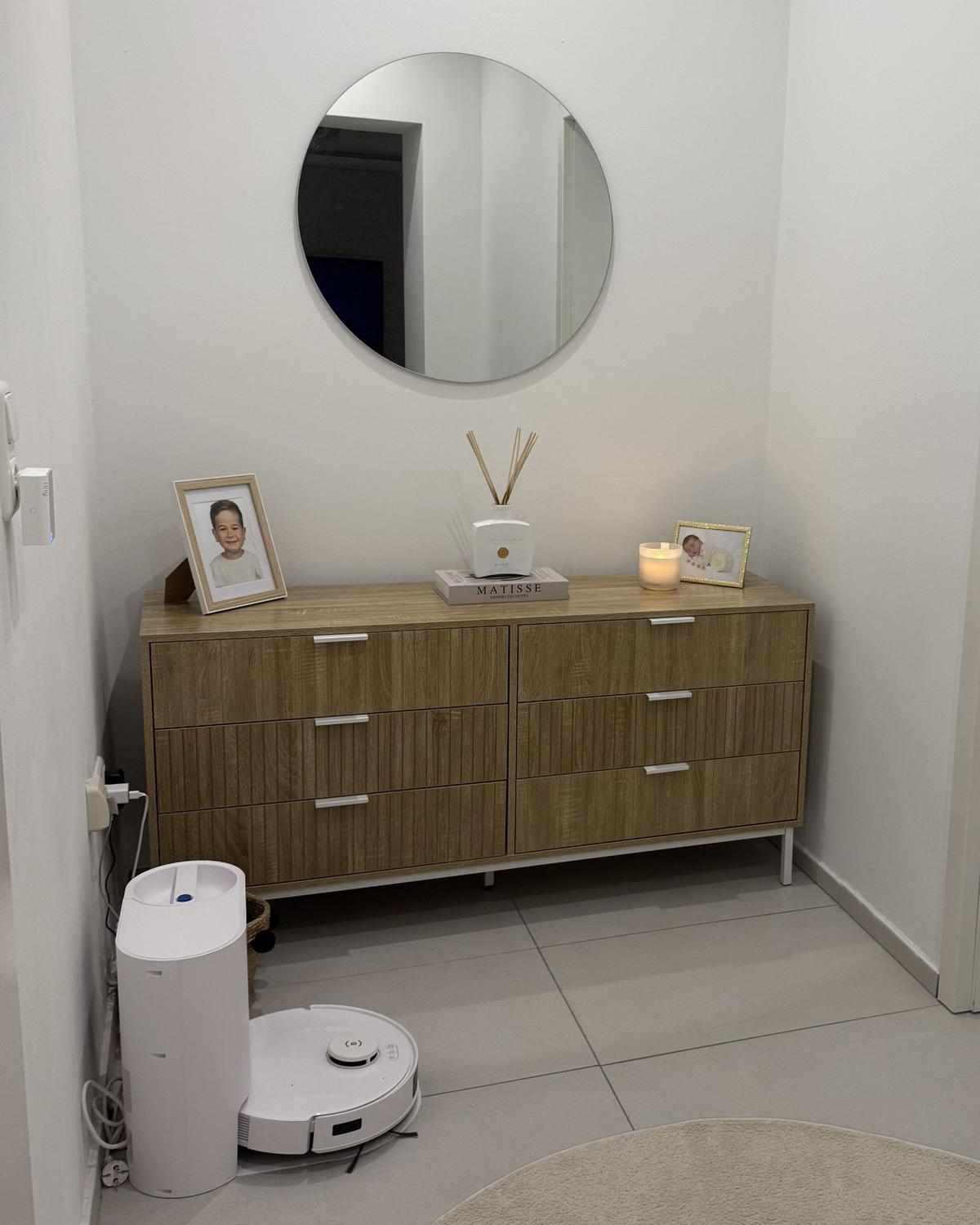 KOMMODE mit 6 Schubladen Hellbraun Royalla - Hellbraun, Holzwerkstoff (140/68/40cm) - Beliani