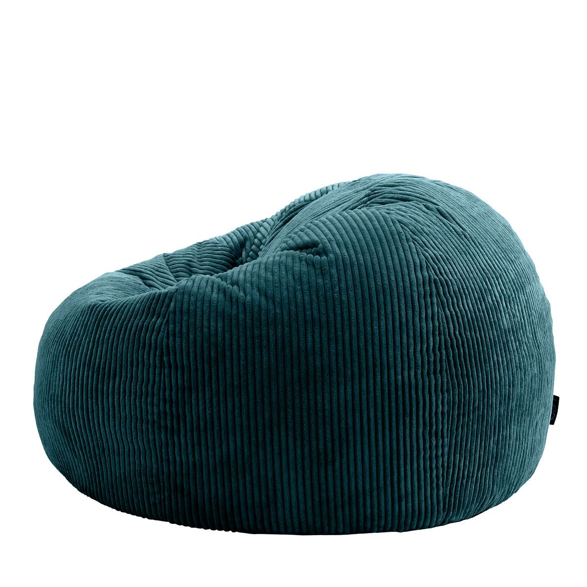 SITZSACK Klassisch Kingston, Cord - Dunkelgrün, Textil (85/50/85cm) - icon