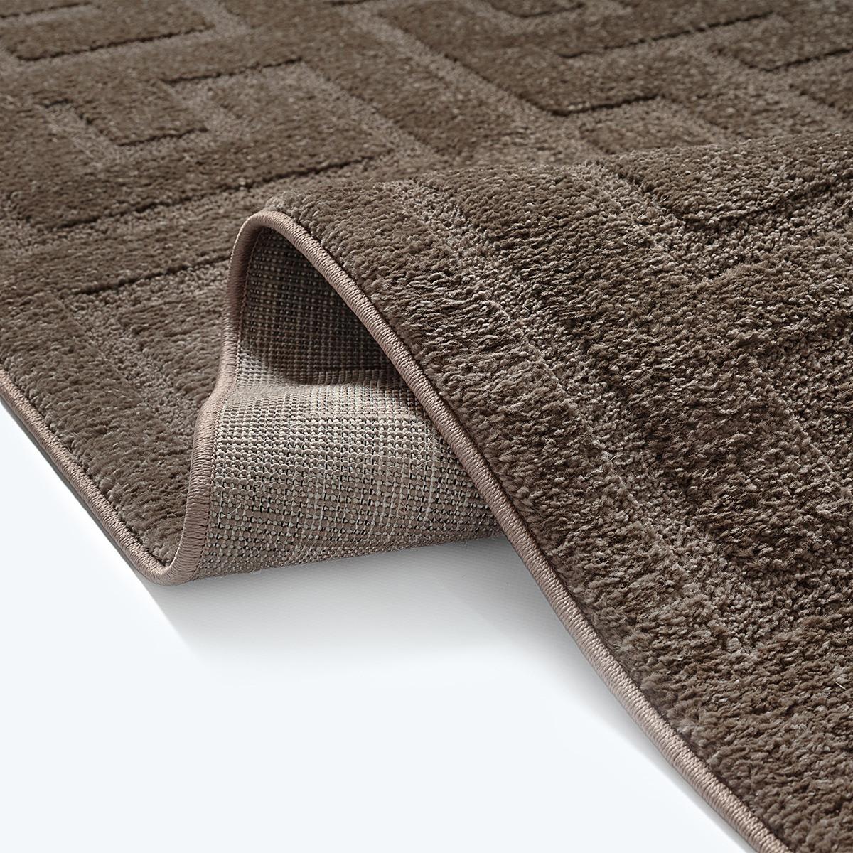 TEPPICHLÄUFER Geometrisch MUOTA Polypropylen Braun 80 x 150 cm - Braun, Textil (80/150cm) - KADIMA DESIGN