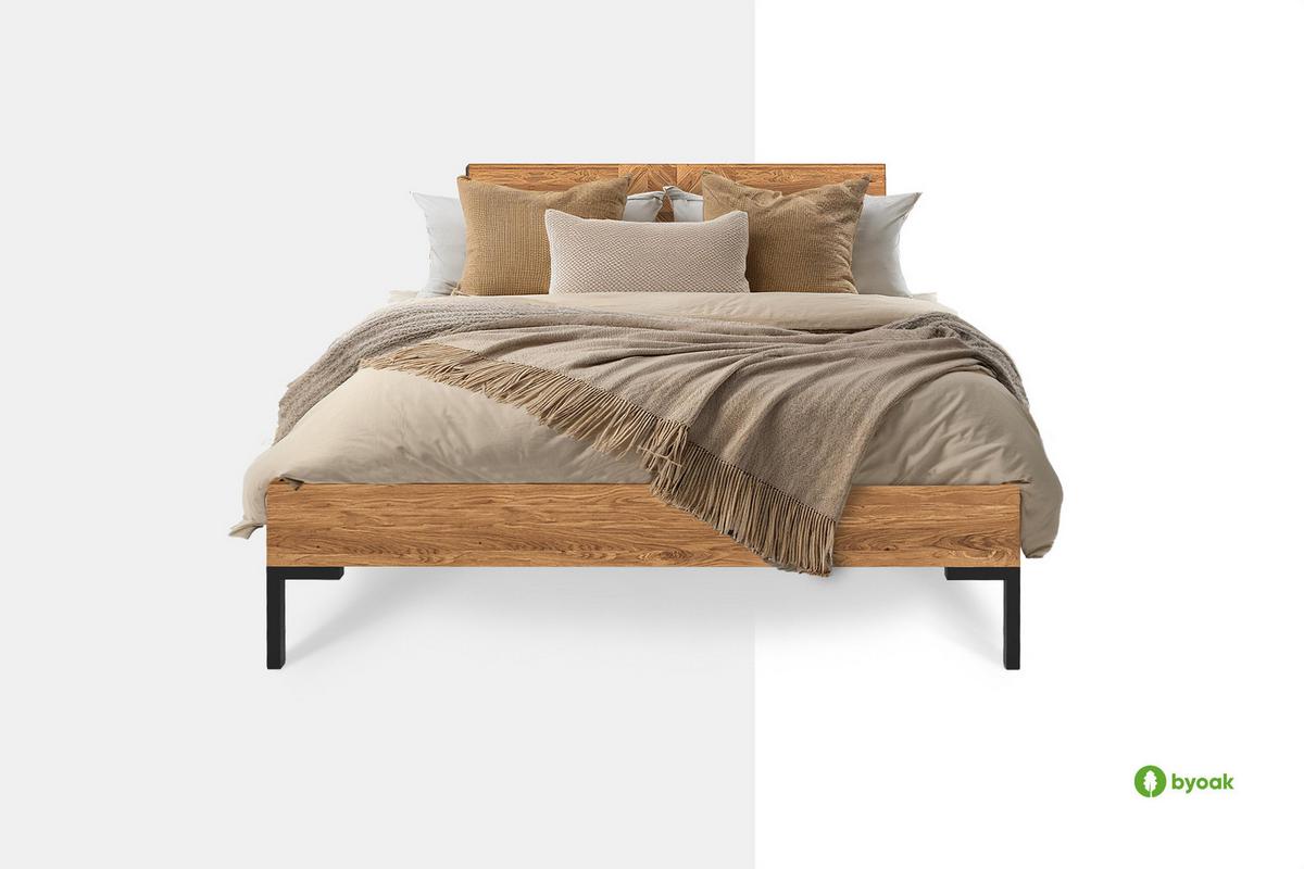 BETT LEON 2 80x200 Wildeiche - Wildeiche, Holz (80/200cm) - byoak
