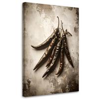 LEINWANDBILD Essen & Trinken 20x30cm - Grau, Textil (20/30cm) - Feeby