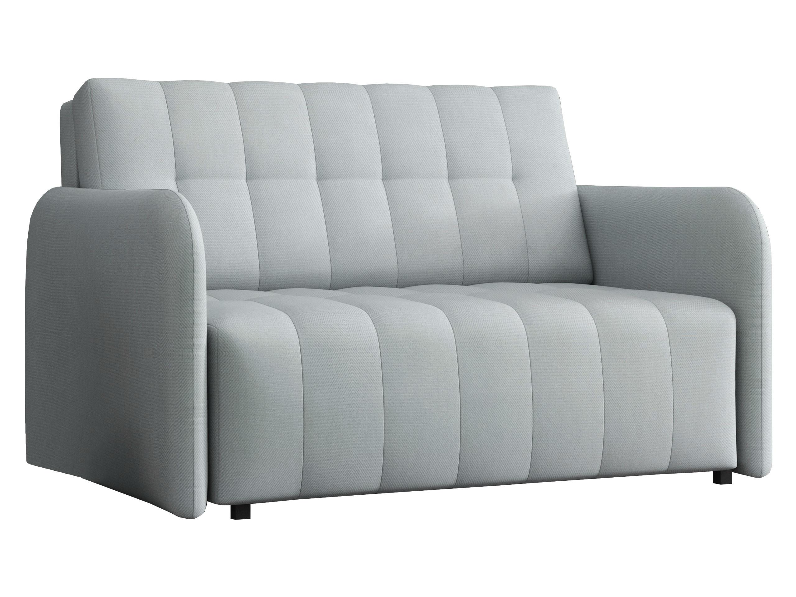 SCHLAFSOFA Viva Grand II - Hellgrau/Schwarz, Holz/Kunststoff (125/85/95cm) - MIRJAN24