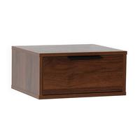 SCHWEBENDER NACHTTISCH Auri Walnuss - Walnussfarben, Holzwerkstoff (40/19/35cm) - VS Venta-stock
