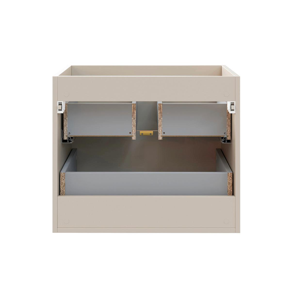 DOPPELWASCHTISCH 120cm Azel Kaschmir - Beige, Holzwerkstoff (120/50/46cm) - Petits-meubles