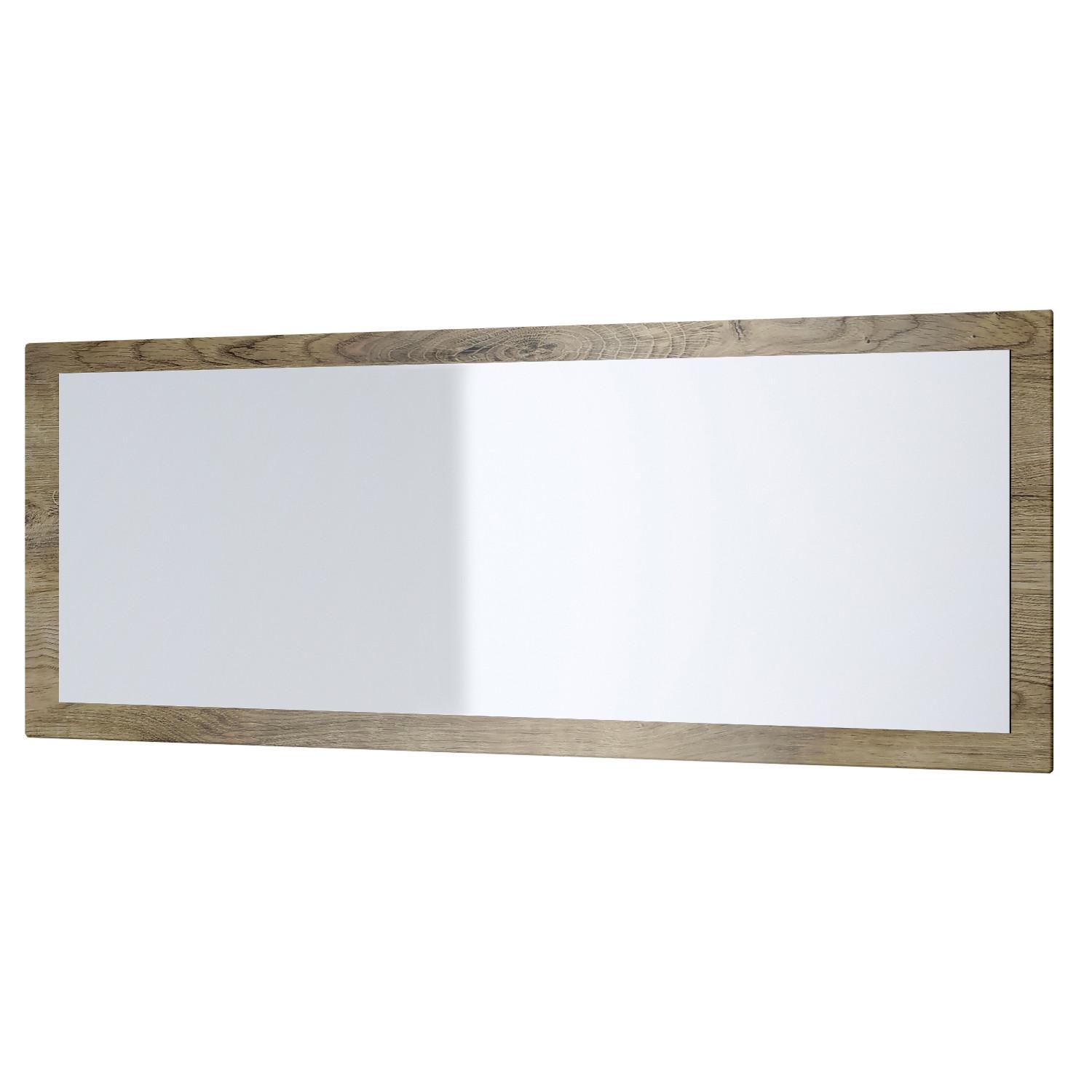 SPIEGEL Lima Eiche Ribbeck - Alteiche, Holzwerkstoff (139/55/2cm) - Vladon