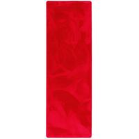 LUXUS SUPER SOFT HOCHFLOR LANGFLOR TEPPICH LÄUFER DELUXE - Rot, Textil (80/240cm) - Snapstyle
