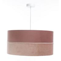 HÄNGELEUCHTE Rosa 60/30 cm - Pink/Weiß, Kunststoff (60/1/30cm) - ONZENO