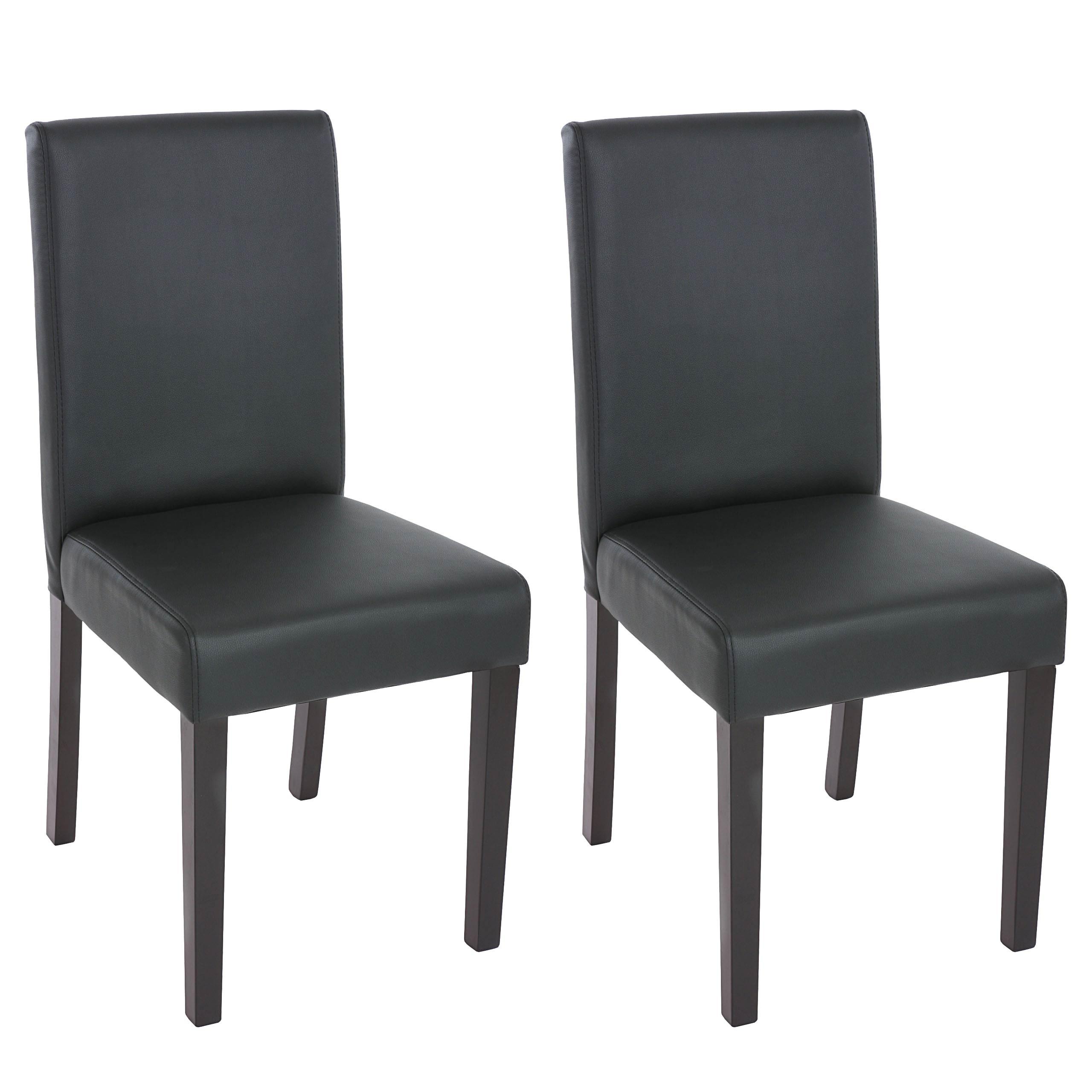 ESSZIMMERSTUHL Schwarz 2er-Set - Schwarz, Textil (43/90/56cm) - MCW