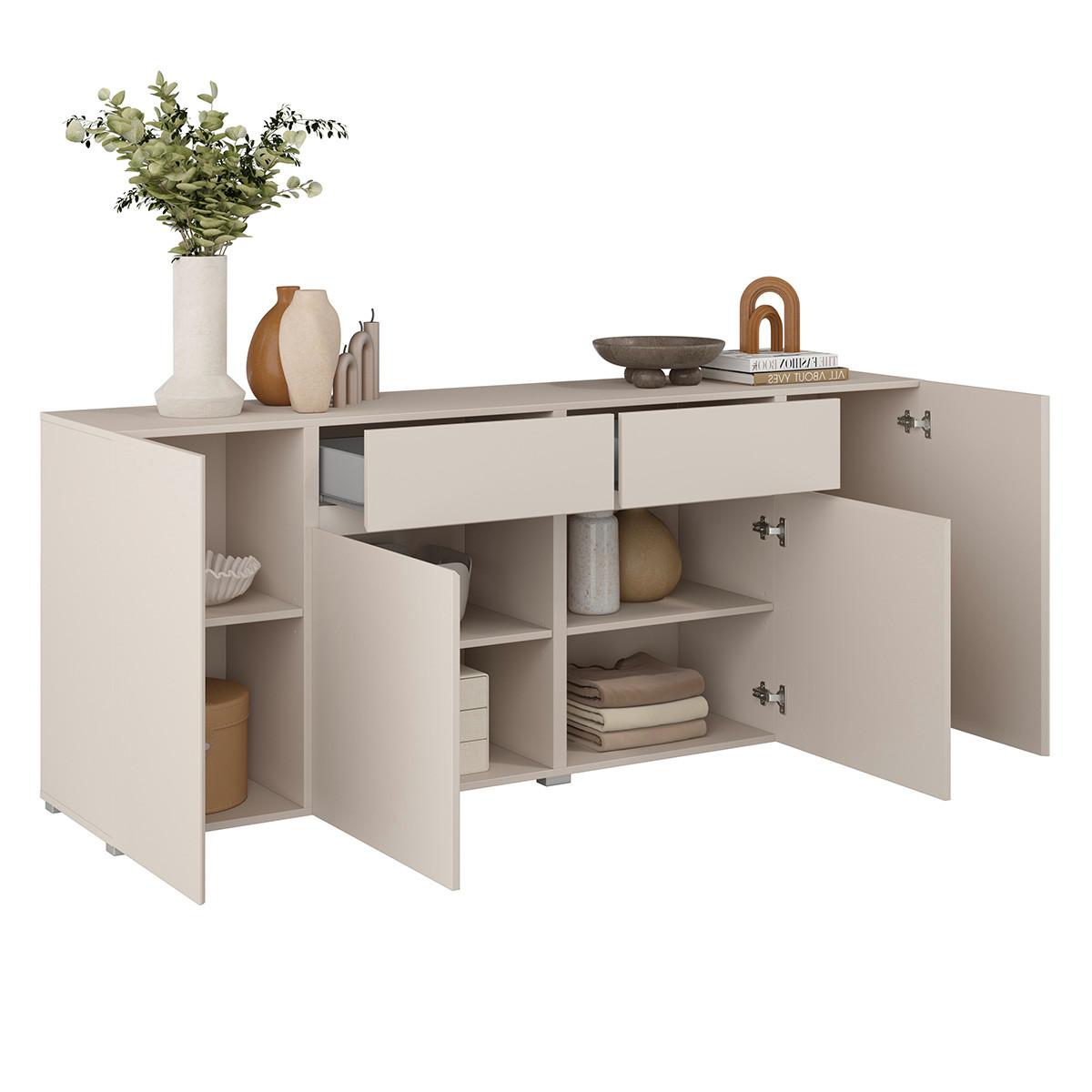 SIDEBOARD Maxis Kaschmir - Beige, Holzwerkstoff (195/78/40cm) - Petits-meubles
