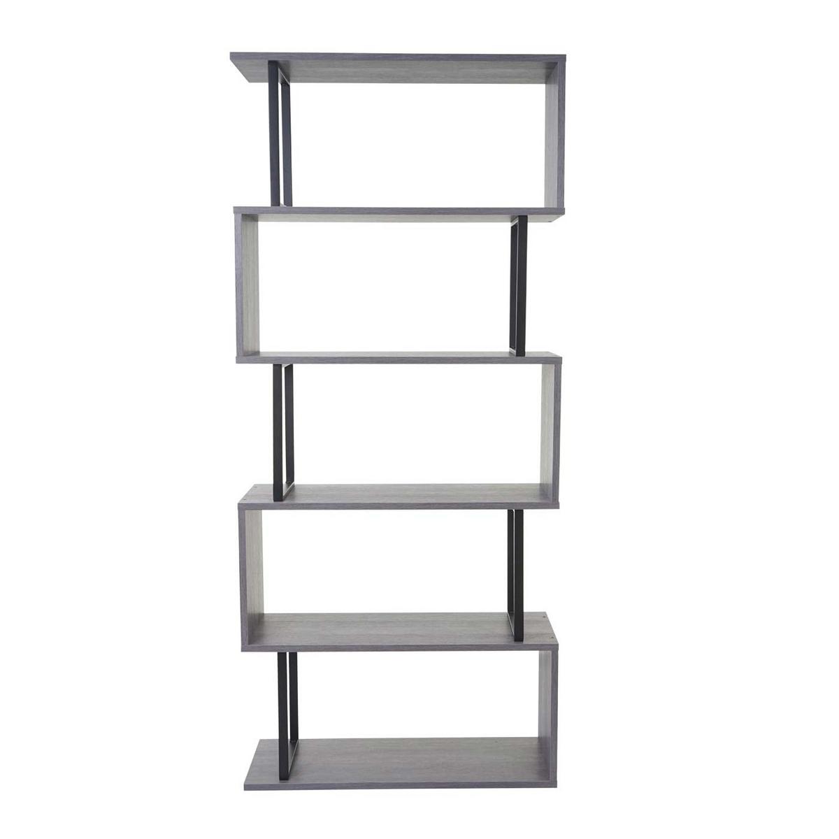 BÜCHERREGAL Grau - Grau, Holzwerkstoff (80/183/30cm) - MCW