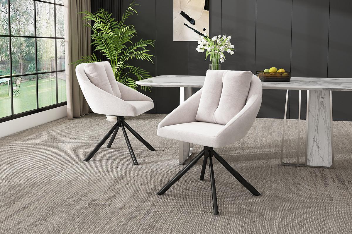 ESSZIMMERSTUHL-SET 2er-set Beige 65/59/79 cm - Beige, Holzwerkstoff/Textil (59/79/65cm) - Urban Meuble