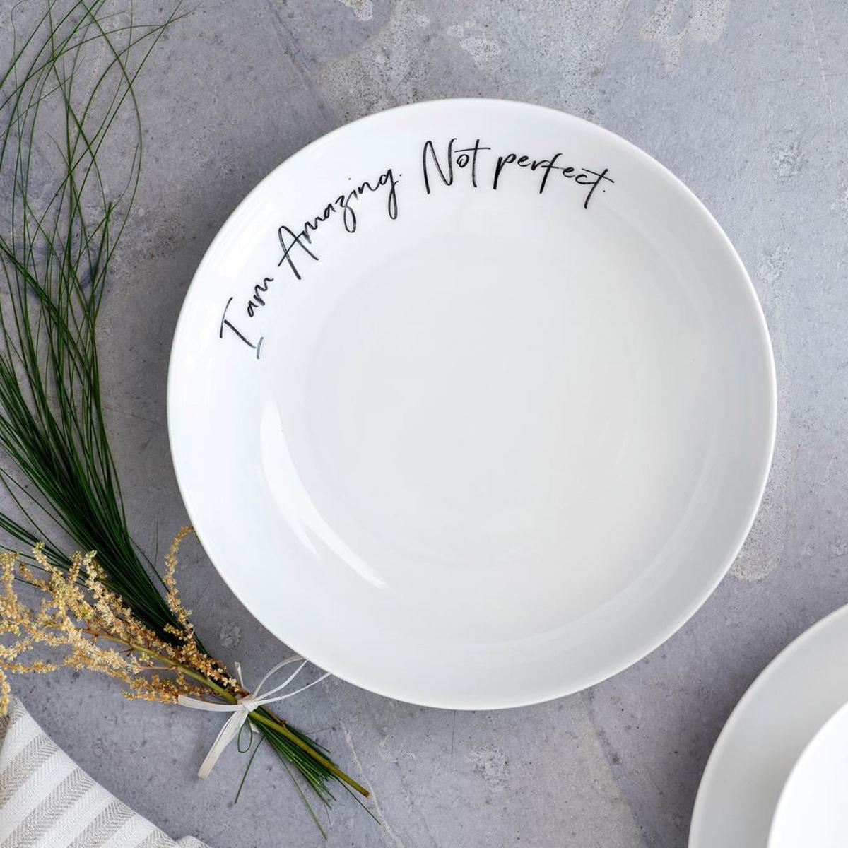 SCHALE AMAZING NOT PERFECT Statement weiß ø 18,7 cm - Weiß, Keramik (18.7cm) - Villeroy & Boch