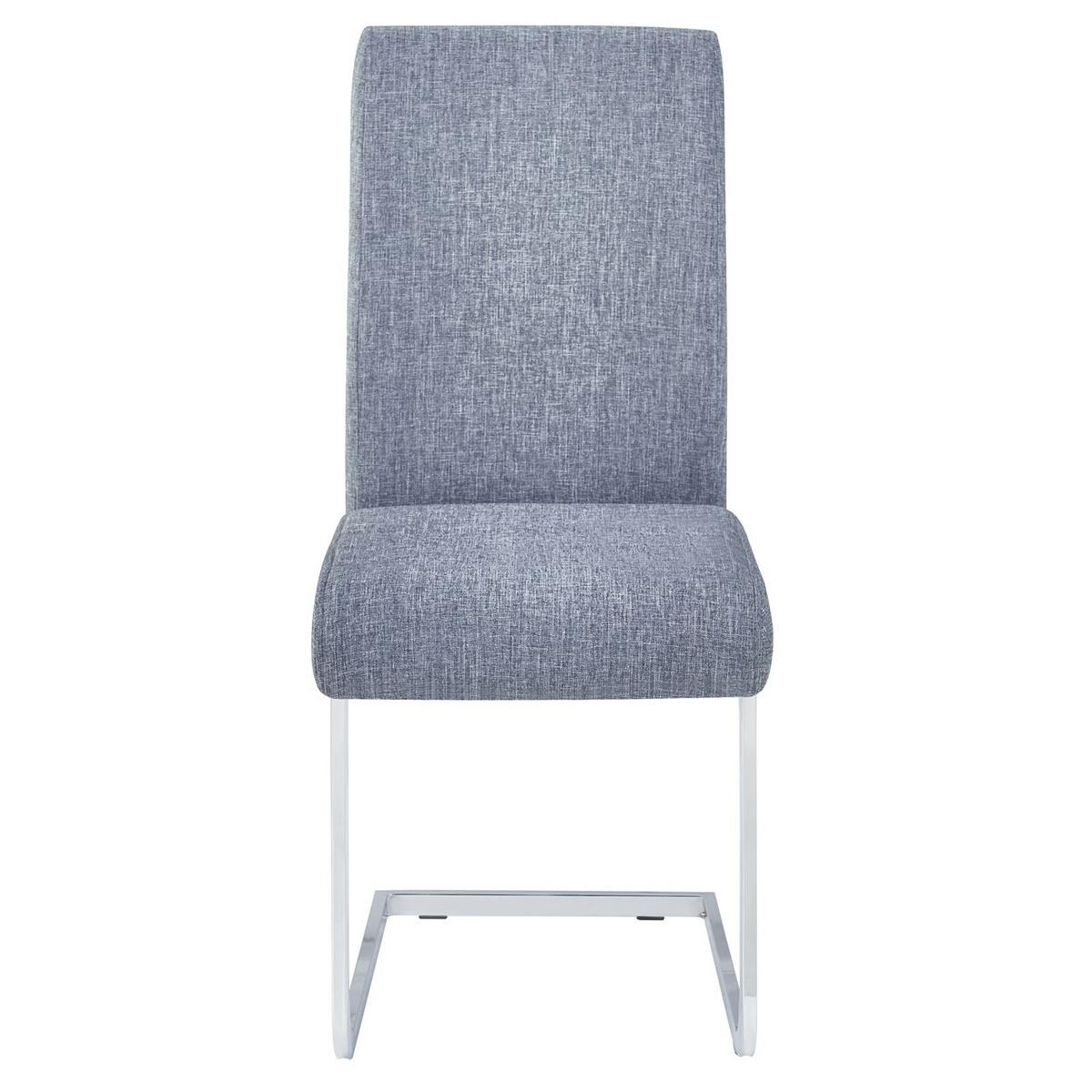 SCHWINGSTUHL LETICIA 4er-Set grau - Grau, Textil (42/96/57cm) - IDIMEX