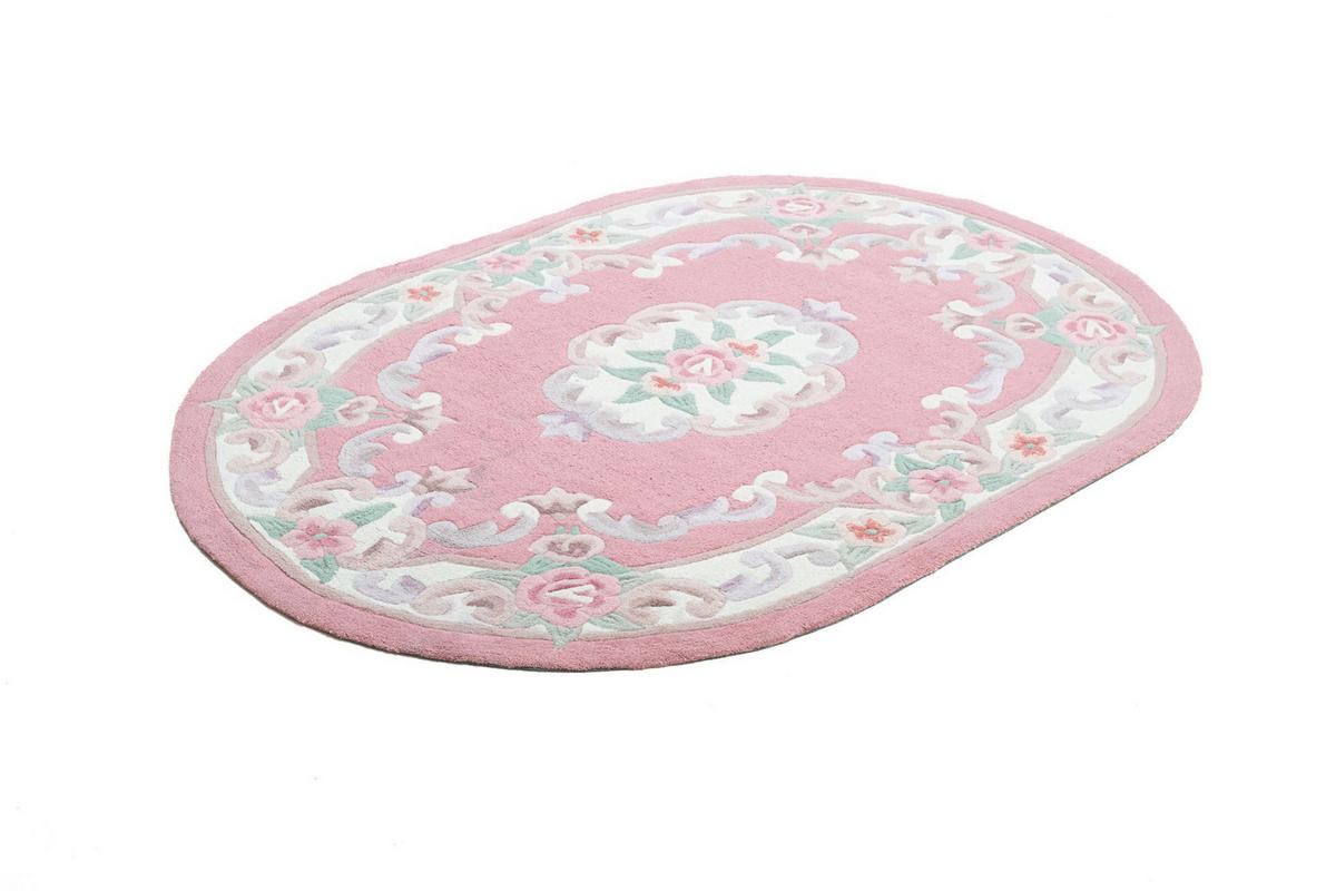 HANDTUFTTEPPICH Ming 120x170 cm - Rosa, Textil (120/170cm) - THEKO