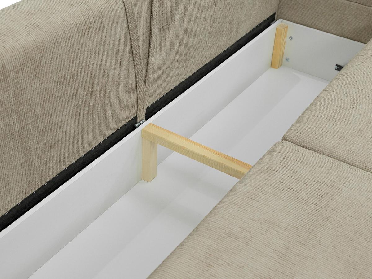 SCHLAFSOFA Berne - Hellgrau/Schwarz, Holz/Kunststoff (238/92/95cm) - MIRJAN24
