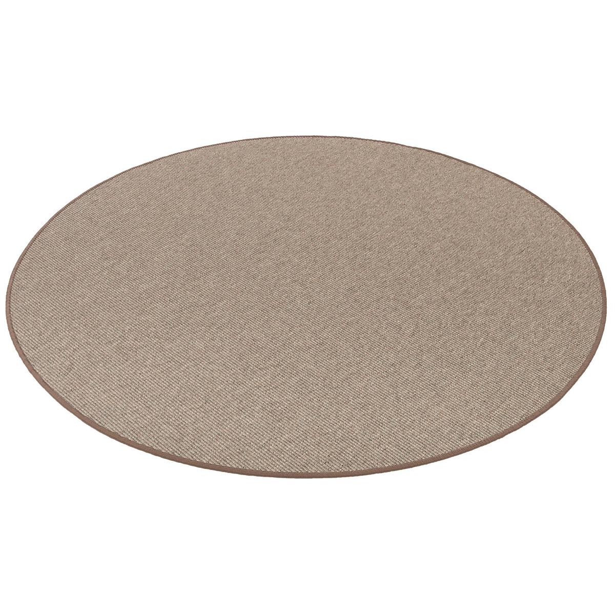 NATUR SISAL-OPTIK TEPPICH TAFF RUND - Braun, Textil (200/200cm) - Snapstyle