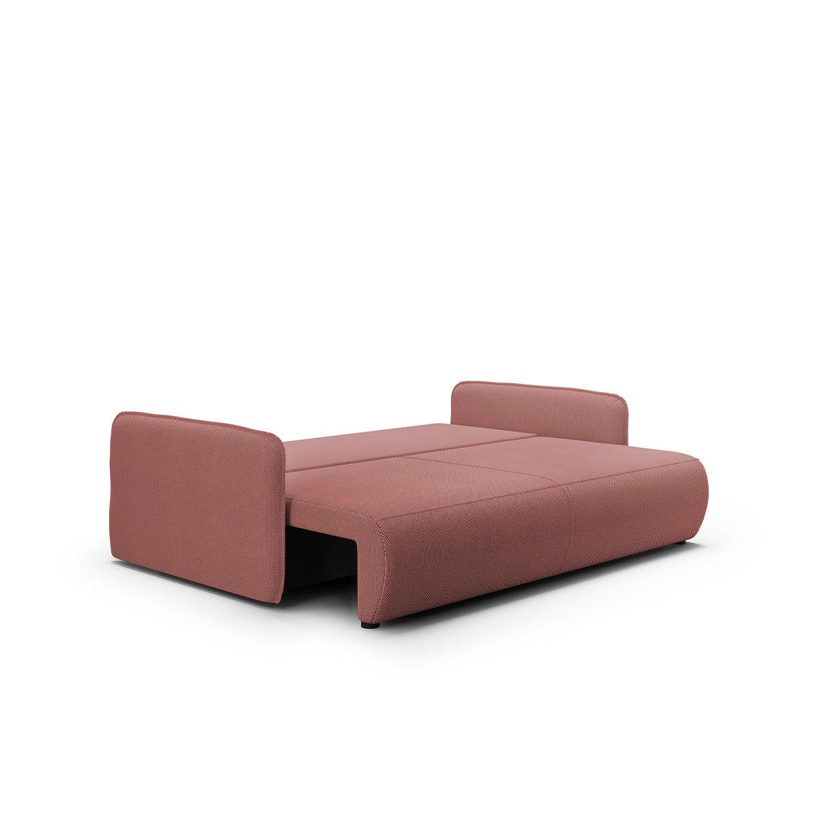 SOFA Claudio 3 Sitzplätze Rose - Rosa, Holz (216/86/105cm) - Petits-meubles