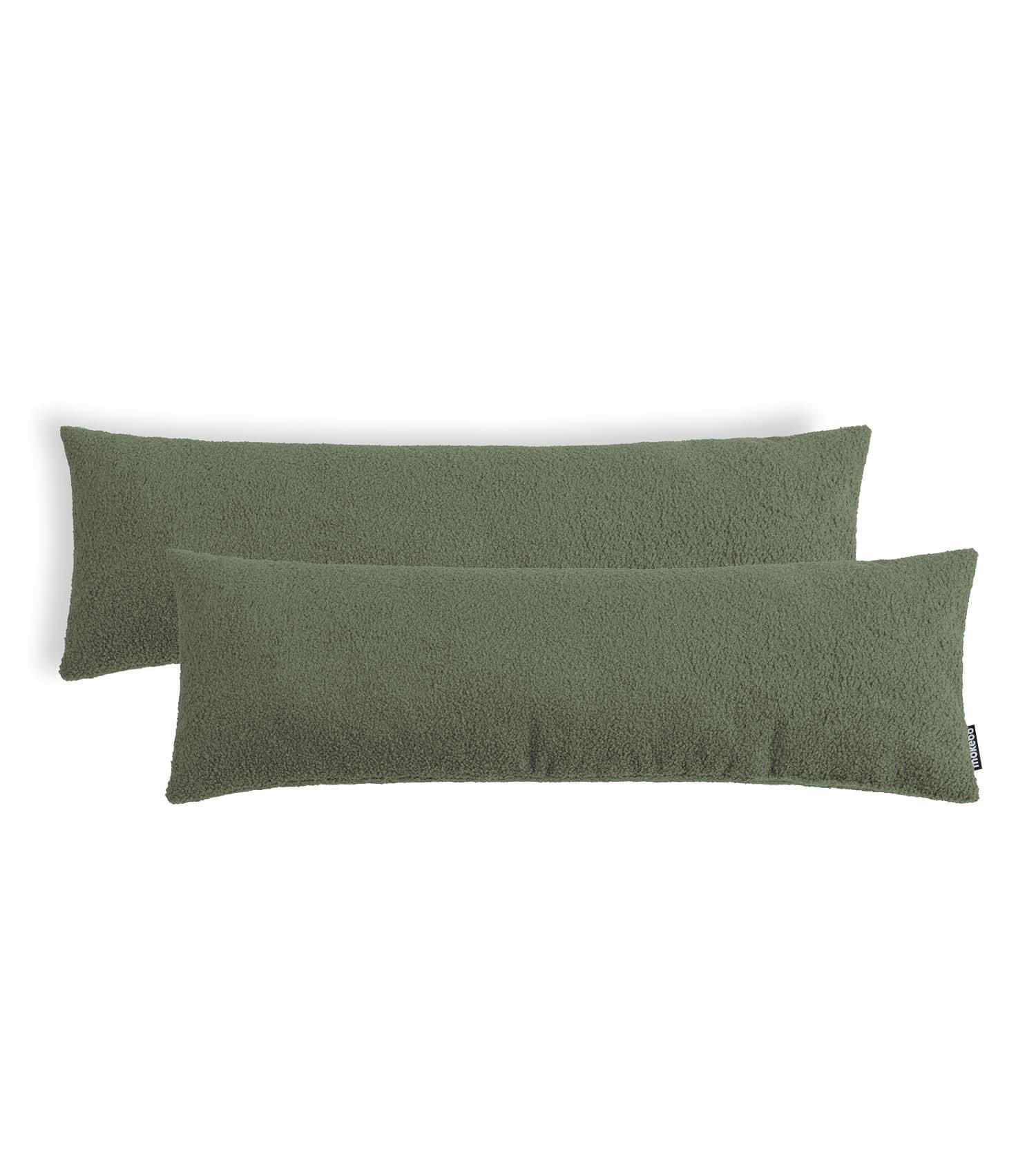 SOFAKISSEN Line 2er-Set - Grün, Textil (25/87cm) - Mokebo