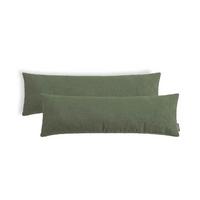 SOFAKISSEN Line 2er-Set - Grün, Textil (25/87cm) - Mokebo