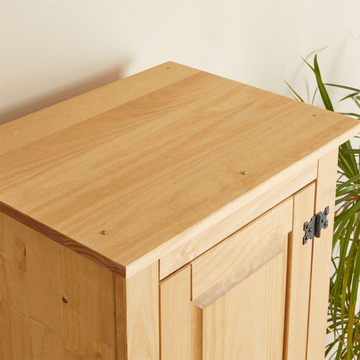 SCHUHSCHRANK TEQUILA braun - Braun, Holz (53/190/38cm) - IDIMEX