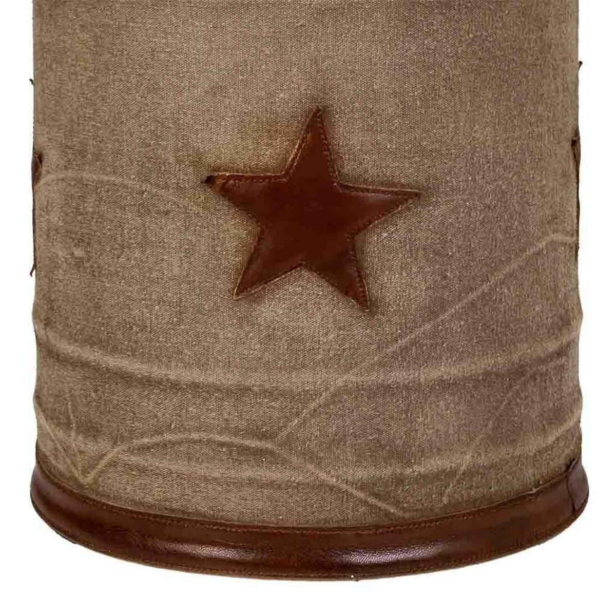HOCKER, braun, 30x45cm - Multicolor, Metall (30/45/30cm) - Wanderlust