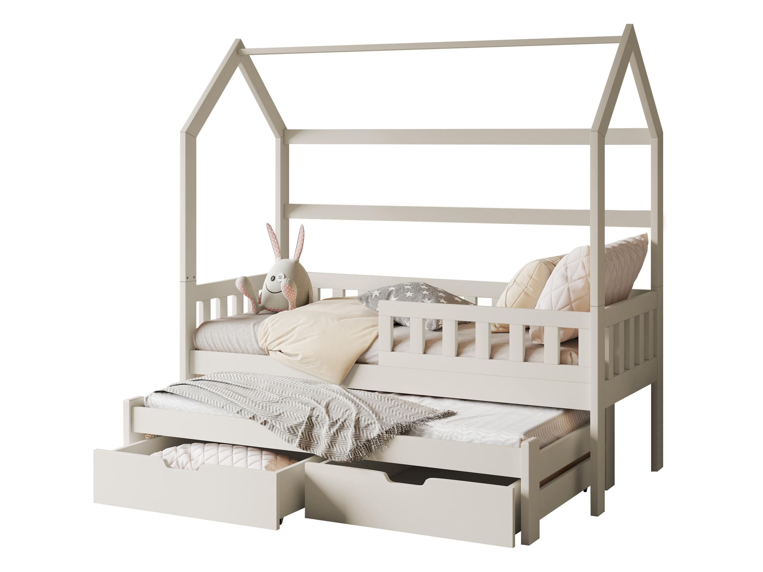 HAUSBETT Tymon II - Kaschmir, Holz (90/200cm) - MIRJAN24