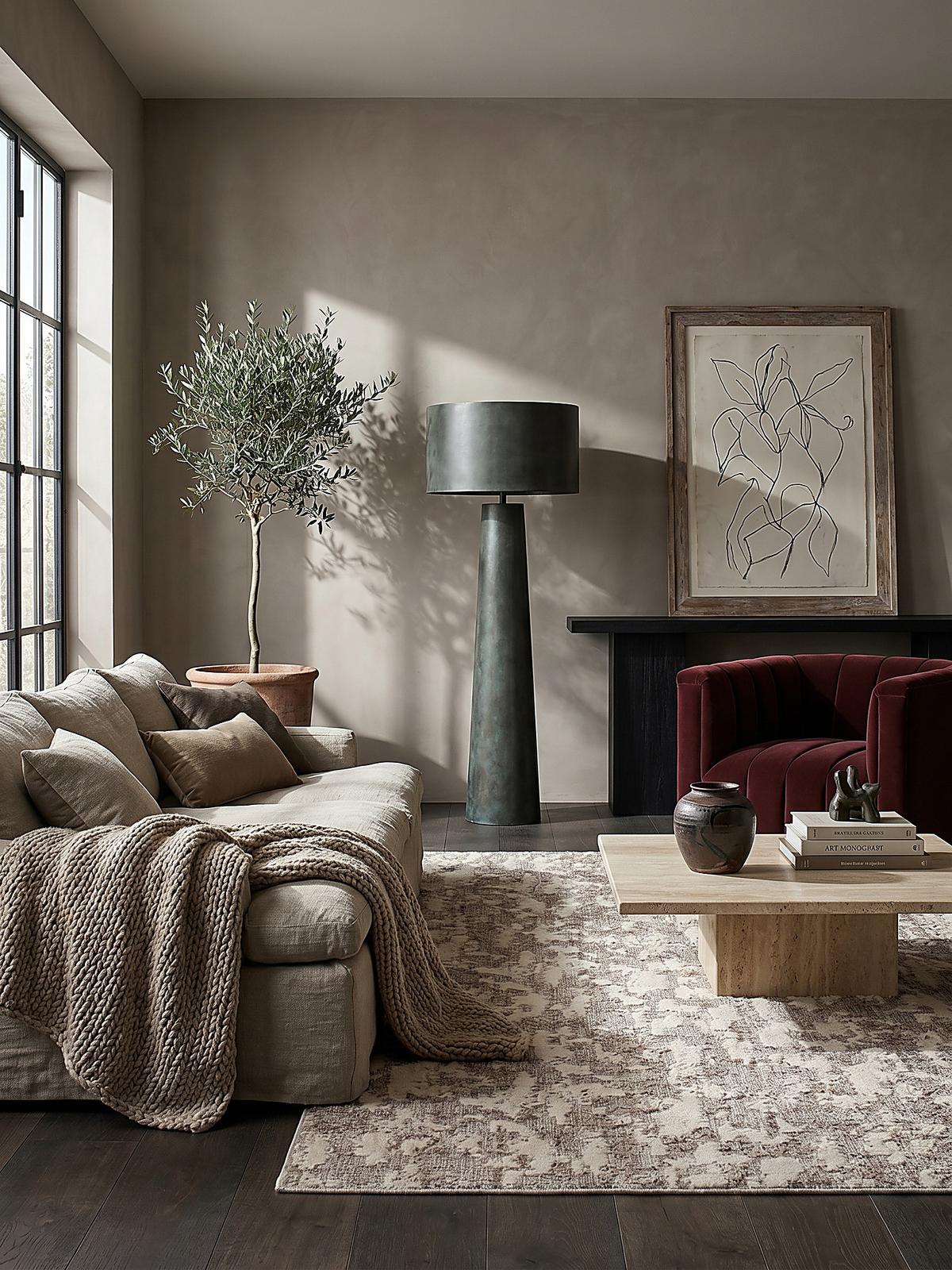 TEPPICH Waschbar RIDGE, meliert, Beige, 194 x 290 cm - Beige, Textil (290/194cm) - KADIMA DESIGN