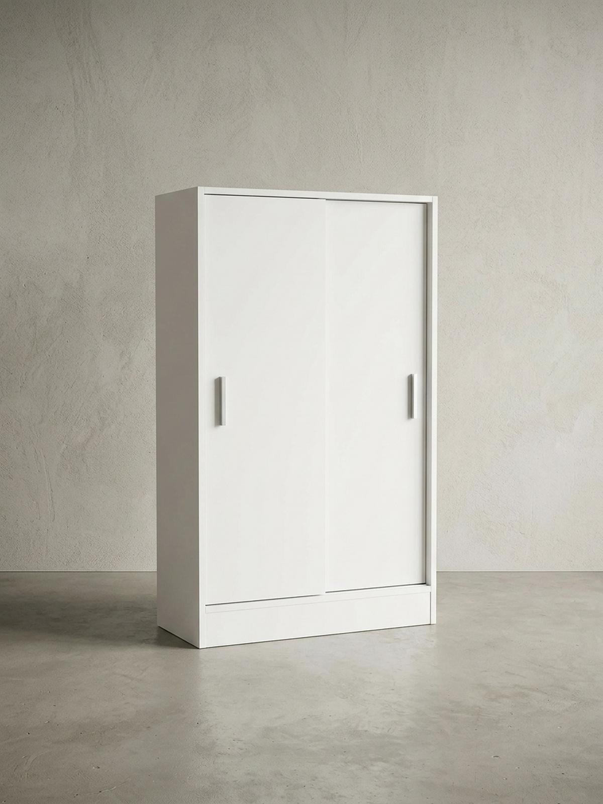 AKTENSCHRANK – Holz, Weiß, 60x107,5x28,5 cm, wasserabweisend & kratzfest, modern - Weiß, Holz/Metall (60/108/29cm) - KADIMA DESIGN
