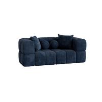 SOFA 2-sitzer Vega - Blau, Holzwerkstoff/Textil (200/77/103cm) - Fun Möbel